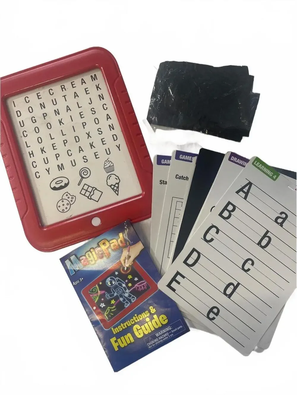 MagicPad Glow Dry Erase Activity Educational and Fun Set for Kids